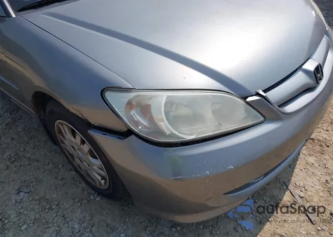 2005 Honda Civic Lx из США, поврежденный, VIN 2HGES16595H503166